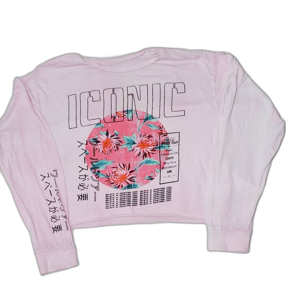 Grayson Threads Top  Women's  Size S  Pink Long Sleeve  #175